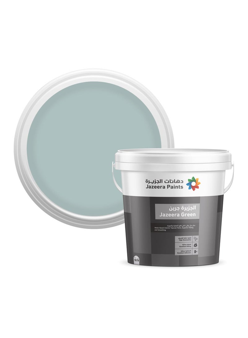 Jazeera Paints Green Interior Walls Paints Semi Gloss (color :Aquamarine) 3L - Image 1