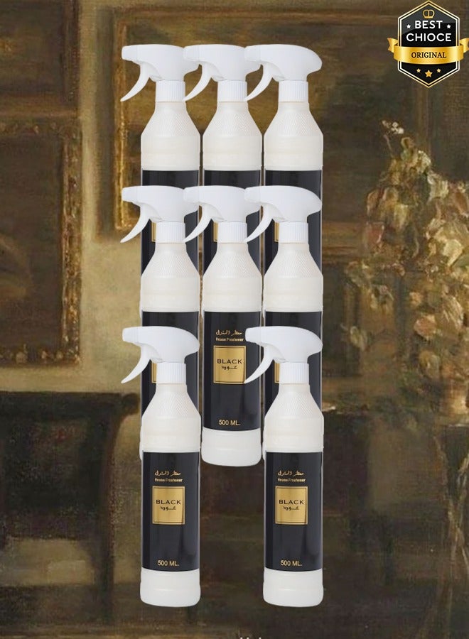 Banafa 8 Pieces Black Oud Air Freshner 500ml - Image 1