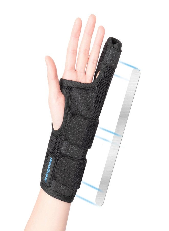 joingood Pinky Finger Splint, Finger Splint for Pinky, Broken Pinky Finger Brace, Little Finger Splint, Metacarpal Finger Splint Hand Brace for Trigger Finger, Arthritis, Pinky Splint Left Hand, S - Image 1