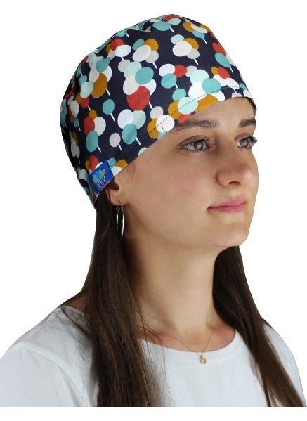 Dr. Mia - Dr.mia Patterned Operating Room Bonnet Surgical Bonnet Doctor Nurse Bonnet Chef Bonnet - Image 1