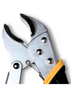 ziodic ZIODIC Heavy Duty Locking Pliers 10 Inch Curved Jaw Locking Curved Jaw Grip Welding Clamping Tool  - Image 3