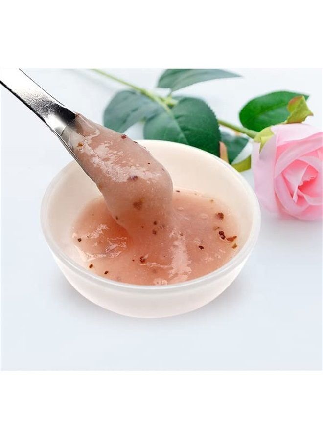 Sugaring NYC قناع جيلي فاجيشيال قابل للإزالة للبكيني، قناع جيلي لمنطقة الإبطين - ورد بلغاري مع قطع من الورد - حجم احترافي 23 أونصة من سوجارينغ نيويورك - Image 2