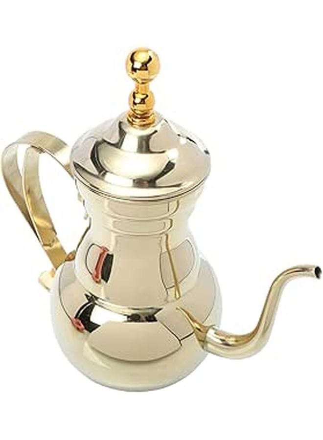إبريق الشاي طويل الفوهة من الفولاذ المقاوم للصدأ لتحضير الشاي والقهوة يدوياً للاستخدام في المطاعم - Image 1