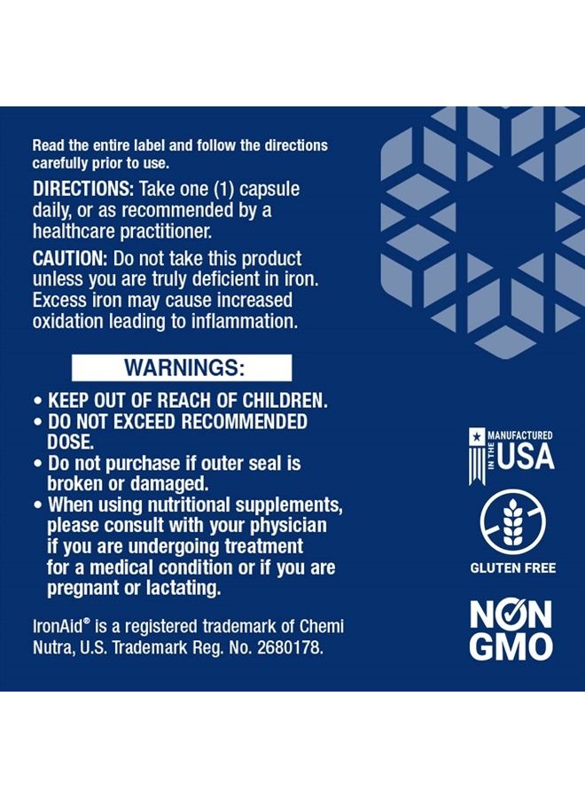Life Extension حديد بروتين بلس - شكل قابل للامتصاص العالي من مكملات الحديد لإنتاج خلايا الدم الحمراء والبروتين - مرة واحدة يوميًا - خالي من الغلوتين، غير معدل وراثيًا، نباتي - 100 كبسولة - Image 3