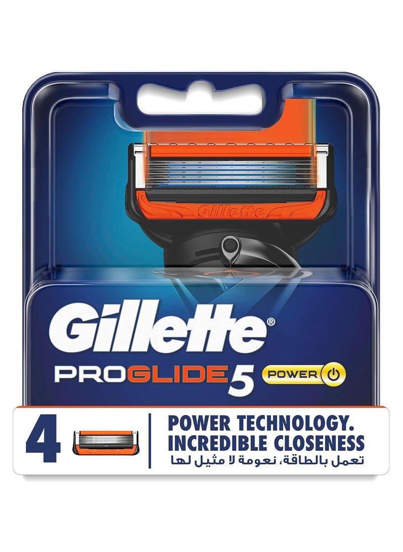Gillette Gillette Fusion ProGlide Power Razor - 4 Count 