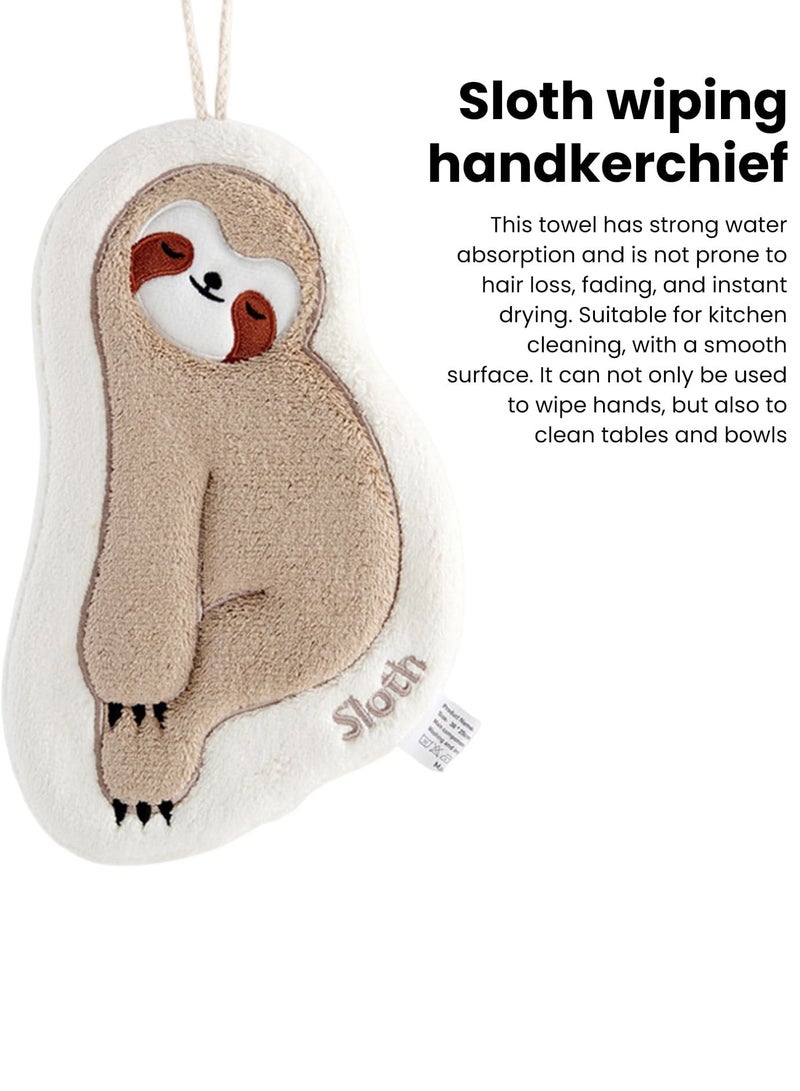 Cute Hand Towels,Soft Coral Velvet Bathroom Towel ,Kitchen Towels Decorative Hand Towels with Hanging Loop - Image 5