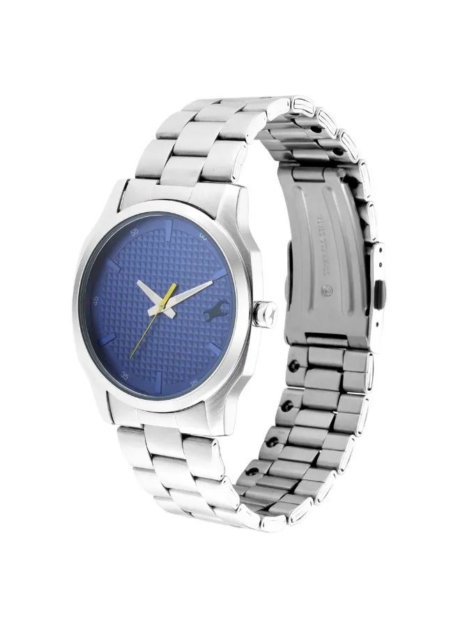 fastrack Men's Analog Round Shape Metal Wrist Watch - 3255SM01 - 46.5 Mm - Image 4