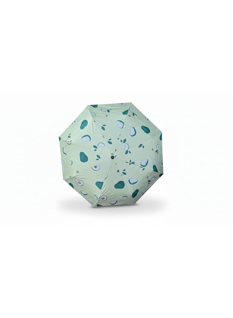 شمسية قابلة للطي واقية من الشمس والمطر | مثالية للسفر بألوان صيفية مبهجة. - Image 3