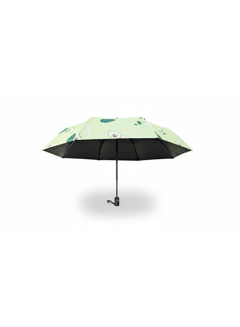 شمسية قابلة للطي واقية من الشمس والمطر | مثالية للسفر بألوان صيفية مبهجة. - Image 1