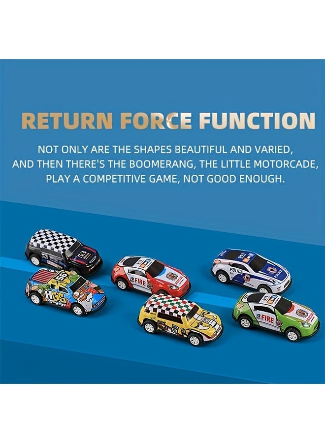50 Piece Die-Casting Toy Car, Equipped with Storage Box and Foldable Game Pad, Rebound Function, Durable Metal Vehicle, Rich Colorful Product Combination, Suitable for Educational Entertainment Gifts Children Aged 3 Above - Image 4