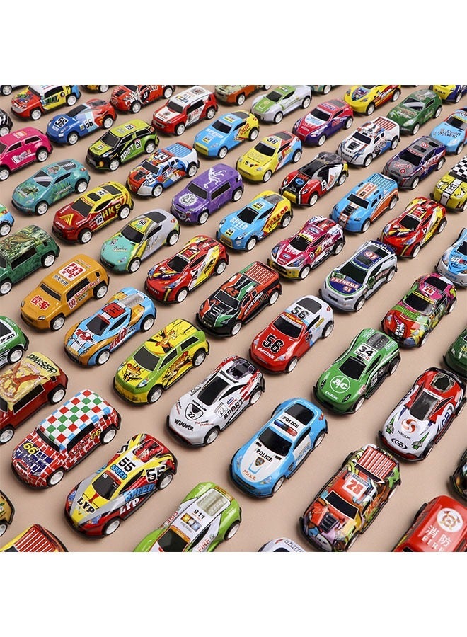 50 Piece Die-Casting Toy Car, Equipped with Storage Box and Foldable Game Pad, Rebound Function, Durable Metal Vehicle, Rich Colorful Product Combination, Suitable for Educational Entertainment Gifts Children Aged 3 Above - Image 3