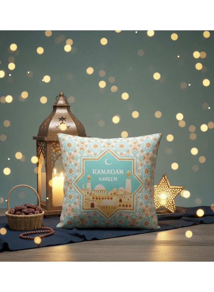 2 Ramadan cushions, pillowcases, large Ramadan pillows in various designs. Size: 45*45 cm - Image 1