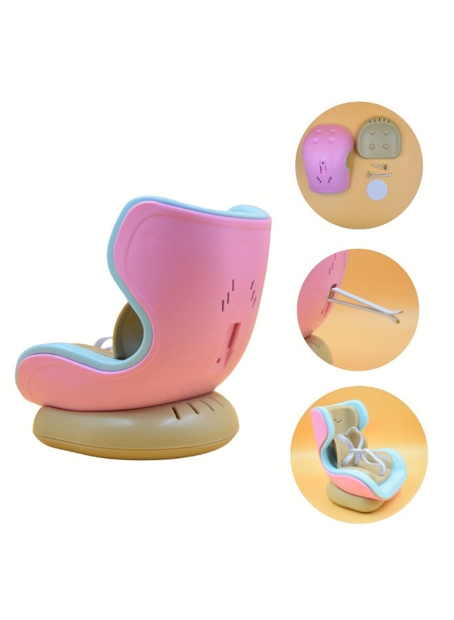 Halamodo 1pc Doll Seat Car Ornament with Display Stand - Stable Air Vent Clip & Desktop Bracket for Dashboard & Desktop Display, Compatible with Multiple Characters, Durable PE Material (Doll Not Included), Cute Car Accessories, Playful Design, Quality Craftsmanship - Image 4