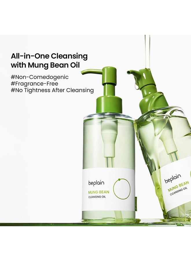 beplain Mung Bean Cleansing Oil, Fragrance Free Non-Comedogenic Tested Blackhead Remover & Deep Pore Cleanser Suitable For Sensitive Skin Double Cleansing Care - Image 2