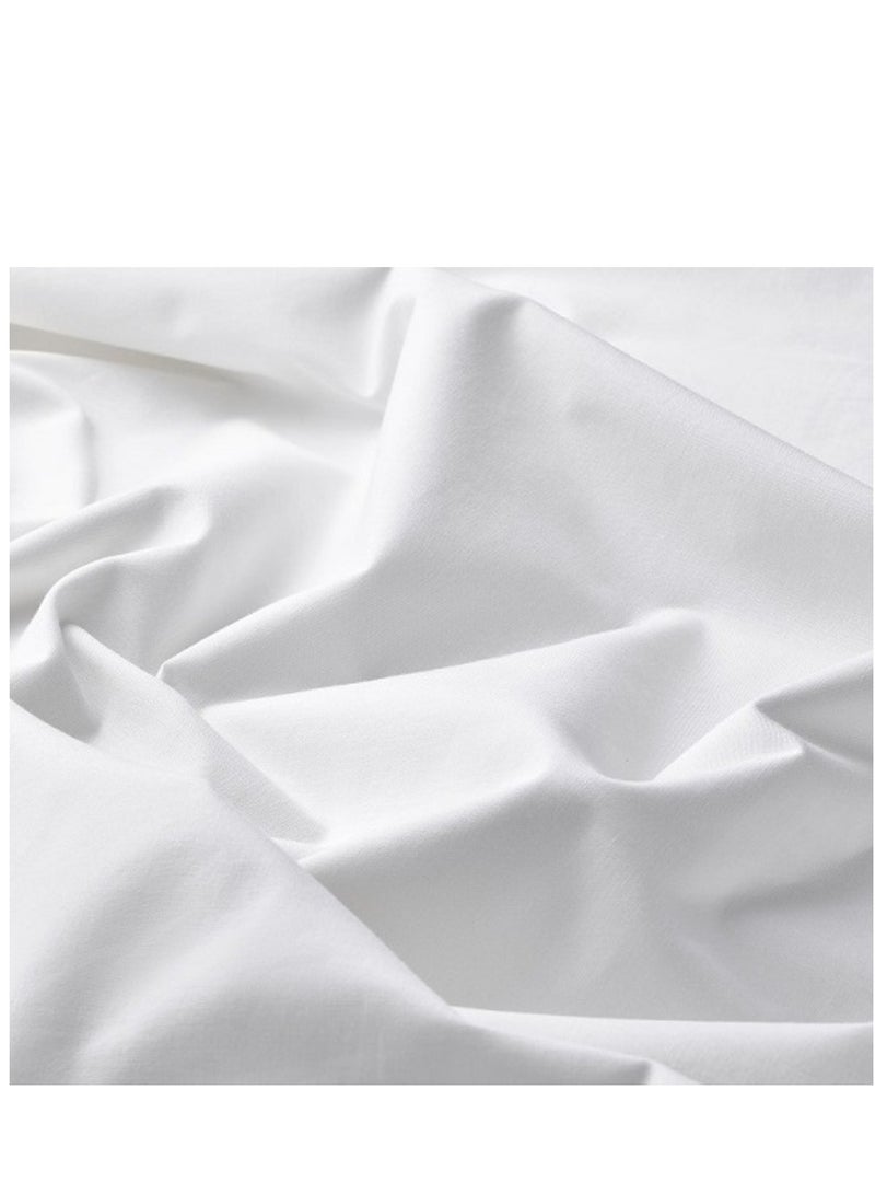 نيوفالييتو طقم سرير فاخر 200 × 200 مقاس سوبر كينج 100% من القطن الطبيعي طويل التيلة 300TC، قطعة واحدة من ملاءة السرير، وقطعتين من أغطية الوسائد، ناعمة وقابلة للتنفس - Image 3