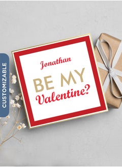 Share the Love Be my Valentine? - Personalised Greeting Card  - Image 1