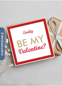 Share the Love Be my Valentine? - Personalised Greeting Card  - Image 2