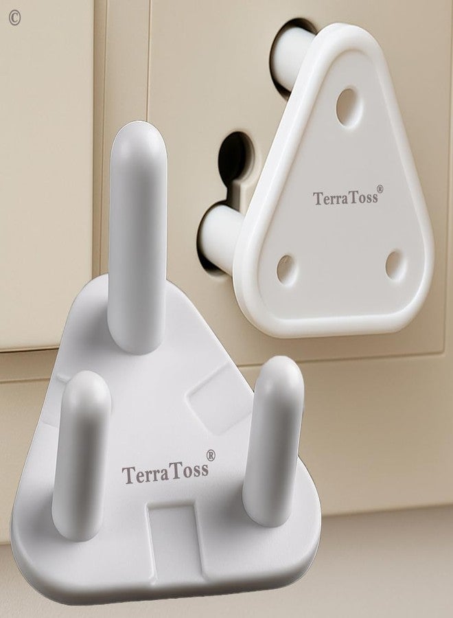 TerraToss Switch Board Cover for Kids Safety [6 Piece] | Socket Protector for Kids | Plug Protector Baby Safety 1Pcs-Power Plug(15A), 5Pcs-Normal Plug(5A) (6 Pieces) - Image 1
