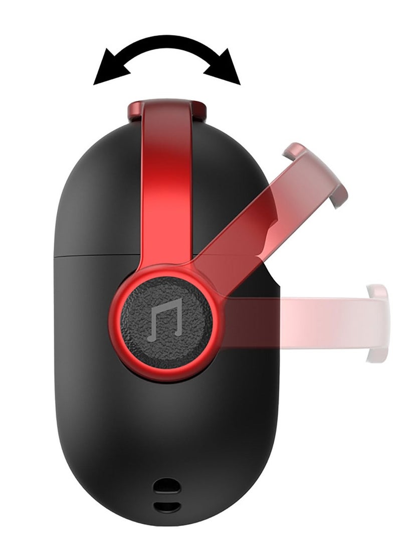 Anmi Protective Case Compatible with AirPods Pro 2 Earphones Secure Lock Design for Musicians with TPU Keychain Bag - Image 4