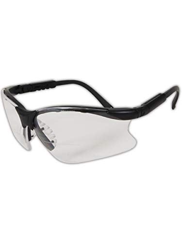 Gateway Safety 16MC25 Scorpion MAG Safety Glasses, 2.5 Diopter Magnification, Clear Lens, Black Frame - Image 4