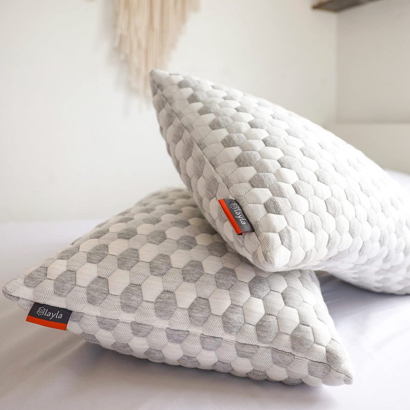 Layla Sleep Layla Adjustable Fill Kapok Pillow, Luxurious Cooling Pillow, King (Single Pillow), Supportive for Head and Neck, Fully Adjustable, Natural Material That is Light and airy.Layla Sleep Kapok Pillows - Image 1