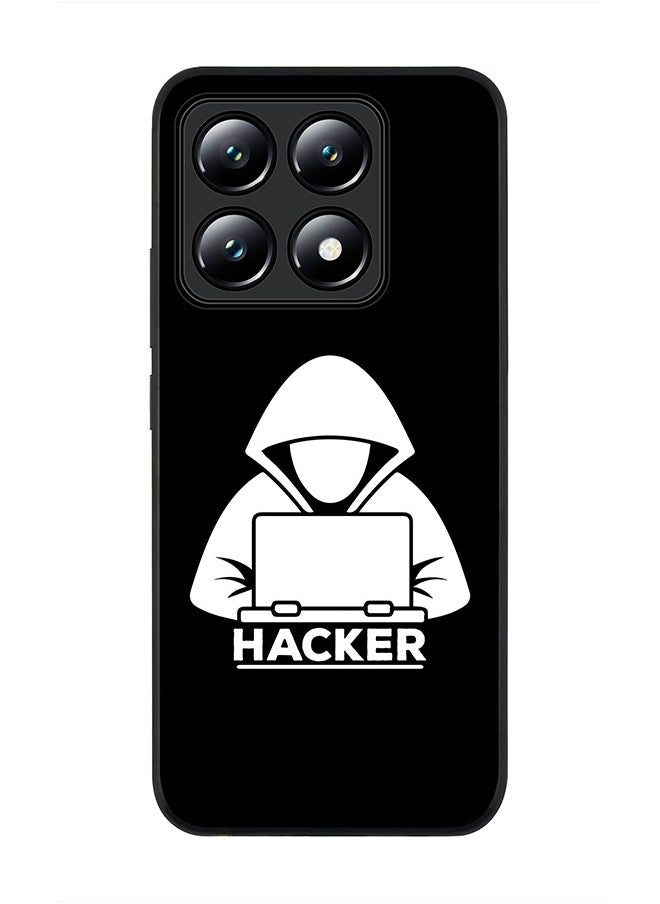 For Xiaomi 14T Case,Slim fit Camera Protection, Shockproof Thin Phone cover - Hacker