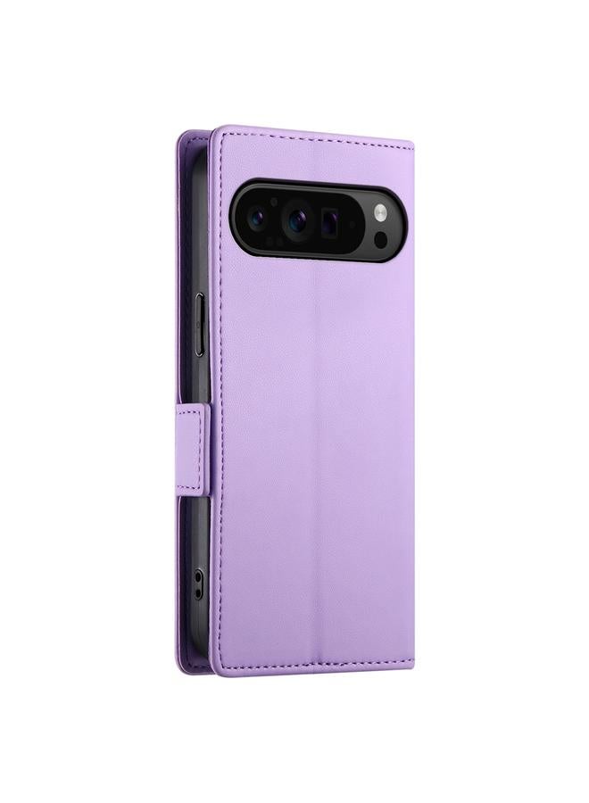 S-TOP Case For Google Pixel 9 Pro Side Buckle Magnetic Frosted Leather Phone Case - Image 3