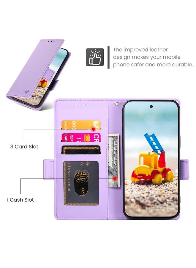 S-TOP Case For Google Pixel 9 Pro Side Buckle Magnetic Frosted Leather Phone Case - Image 4