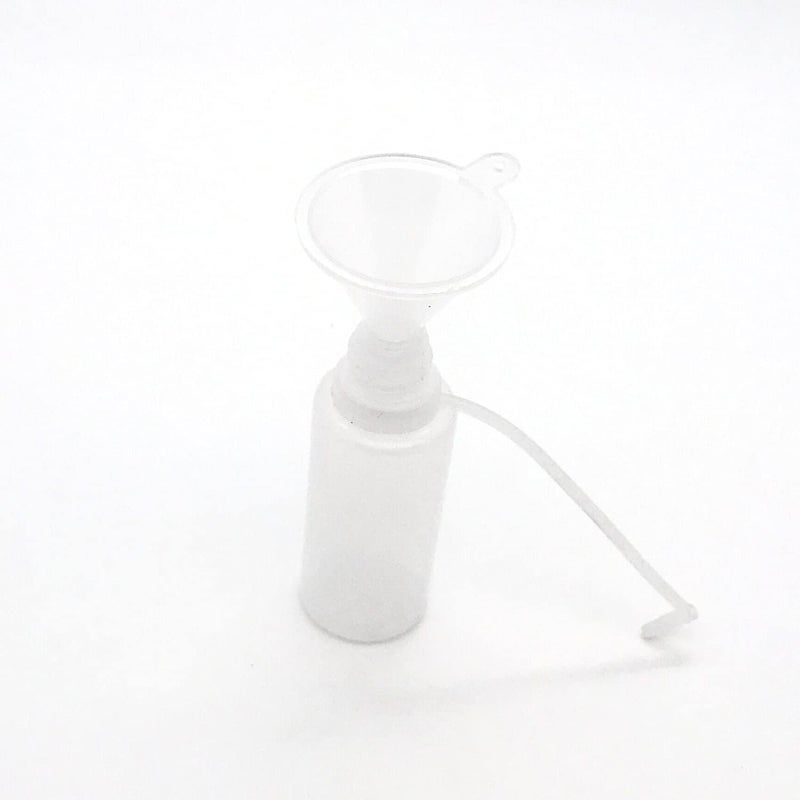 MYYZMY 18 Pcs Precision Tip Applicator Bottles, 0.5 Ounce Translucent Glue Bottles, with 2 Funnel for Paper Quilling DIY Craft, Multicolor Lids - Image 5