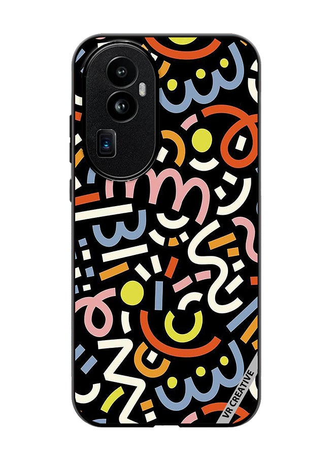 VR CREATIVE Protective Case Cover For Oppo Reno 10 Pro Plus Vector Design Multicolour - Image 1