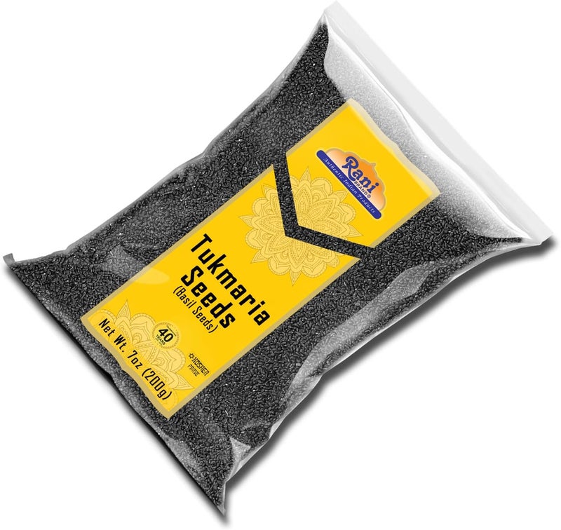 Rani Brand Tukmaria Seeds (Basil Seeds) - 7oz (200g) - Kosher and Natural - Image 5