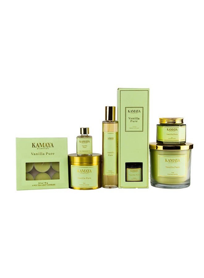 KAMAYA IRIS Collection Vanilla Pure Essential Oil in long lasting fragrance , 30ml | clear bottle with gold lid - Image 4