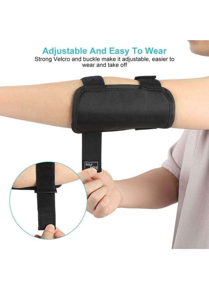SYOSI - Golf Swing Training Aid Elbow, Golf Swing Trainer Straight Arm Golf Training Aid with TIK-Tok Sound Notifications, Posture Correction Brace for Golf Beginner Training to Correct Elbow Posture - Image 1