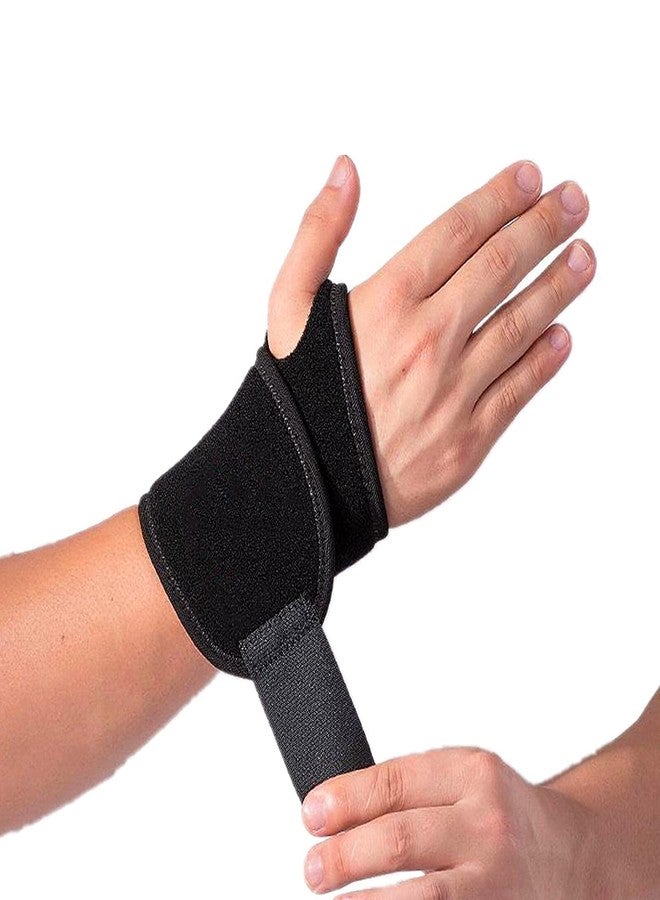 TIMA 2Pack Profession Wrist Support Brace, Wrist Brace for Sports Protecting/Tendonitis Pain Relief/Carpal Tunnel/Arthritis/Injury Recovery, Right & Left (Black) - Image 1