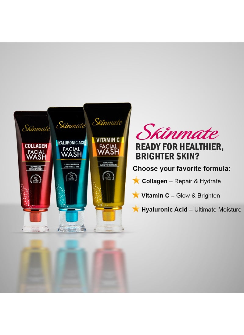 SKINMATE Face Wash Brighter Even Toned Skin 100 ml - Vitamin C  - Image 5