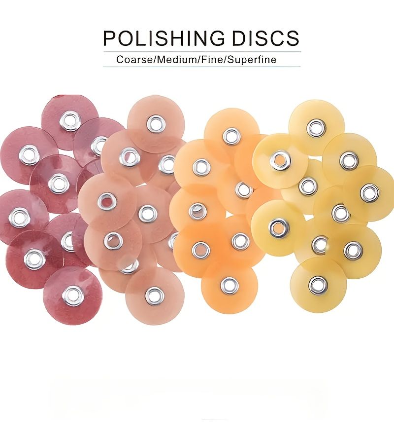 30pcs Ultra-Thin Composite Polishing Discs 9.5mm 4 Grit Options for Jade Ceramics - Image 1