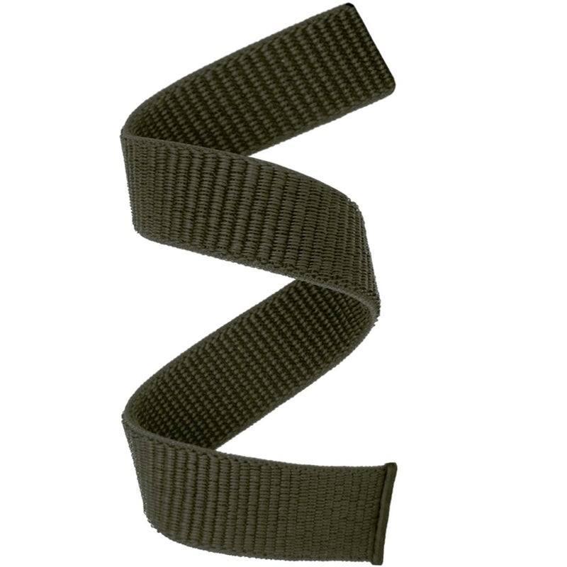 Abanen Hook and Loop Quick Dry Watch Band for Fenix 7X 6X 5X 26mm Woven Nylon Ultralight Sport Wristband Strap for Garmin Fenix 6X ProSapphire 5X Plus Enduro Green - Image 2
