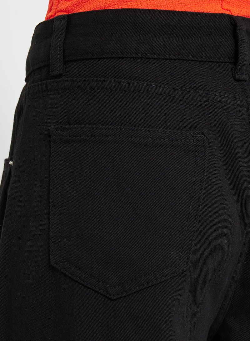 Ginger Mid Rise Straight Fit Jeans