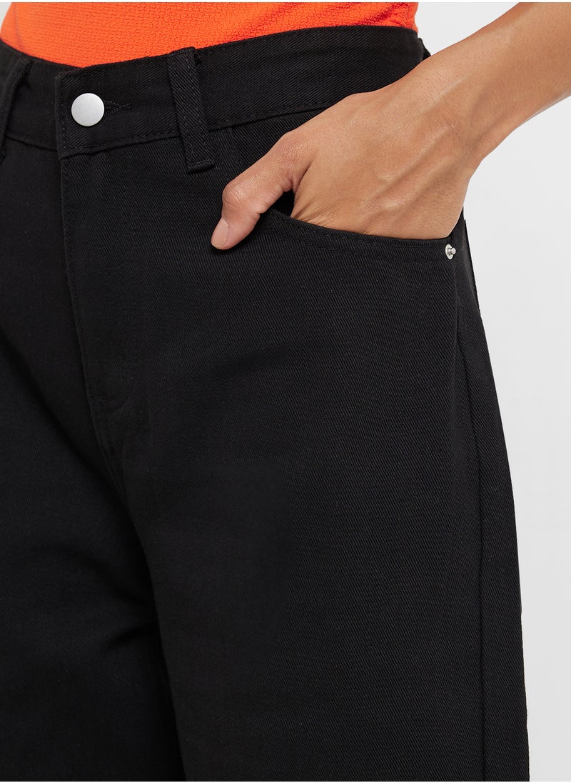 Ginger Mid Rise Straight Fit Jeans  - Image 4