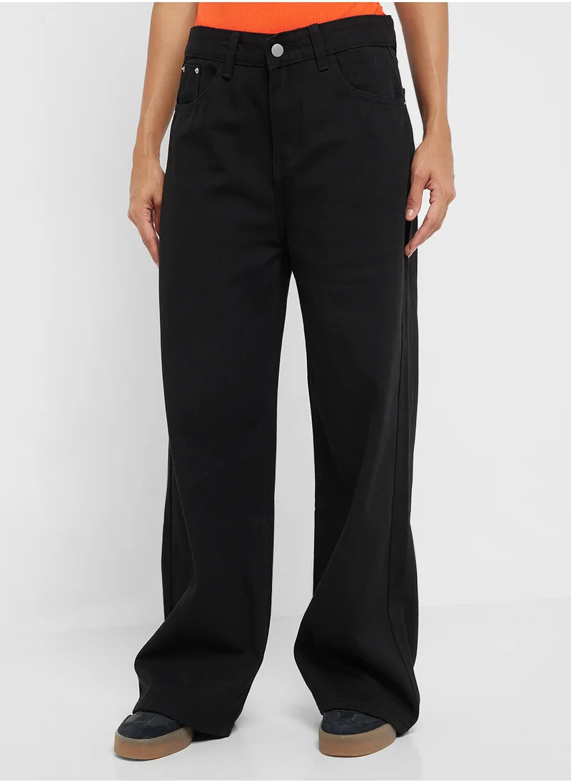 Ginger Mid Rise Straight Fit Jeans