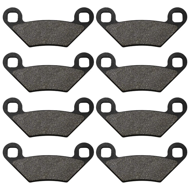 SOLLON Front and Rear Brake Pads for Polaris Sportsman 550 XP X2 Touring EPS 2009-2018 Sportsman 850 XP Sportsman 500 XP Forest 2009-2014 Sportsman 800 Forest 850 1000 Scrambler 850 1000 XP Touring