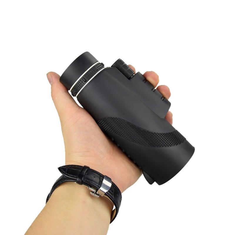 Monocular Telescope: 40X Magnification BAK4 Prism 60mm Objective Lens - FMC Broadband Film Crystal Clear View Compact Waterproof Rubber Housing for Bird Watching Hunting Outdoor Adventures - Image 4