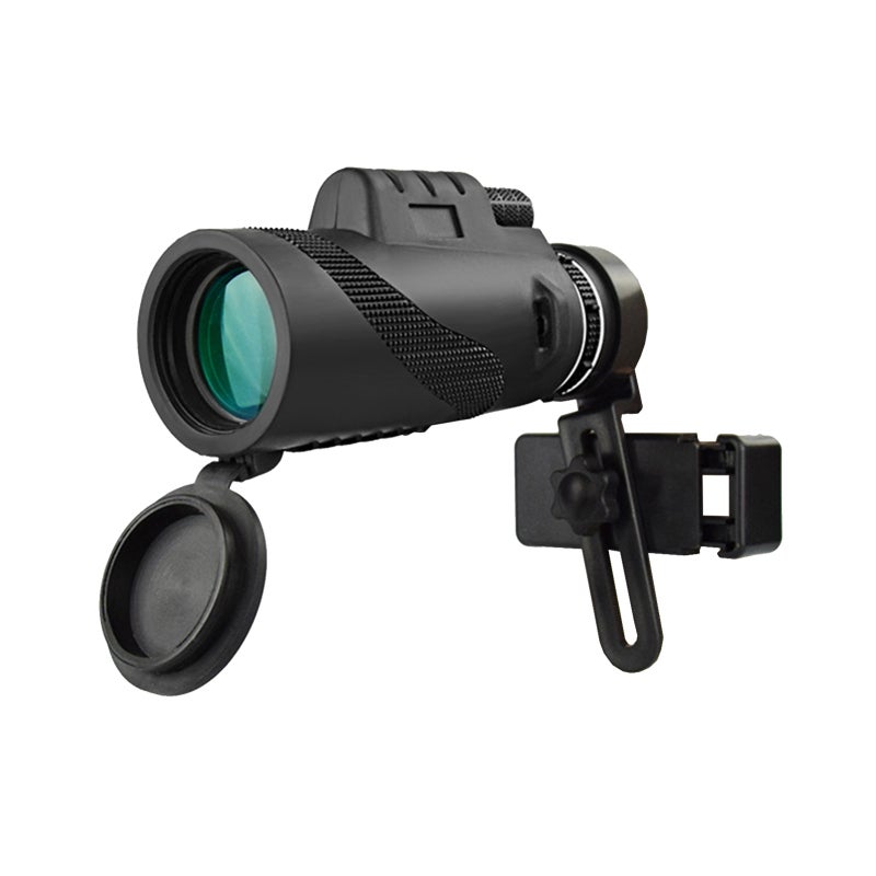 Monocular Telescope: 40X Magnification BAK4 Prism 60mm Objective Lens - FMC Broadband Film Crystal Clear View Compact Waterproof Rubber Housing for Bird Watching Hunting Outdoor Adventures - Image 2