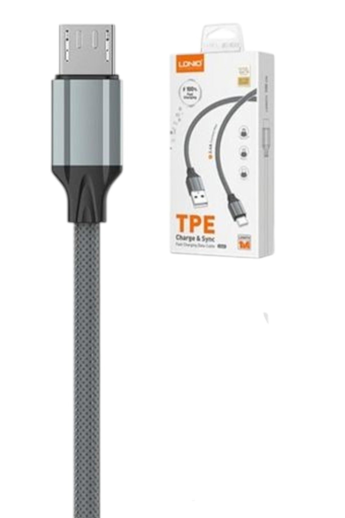إل دي إن آي أو Ldnio Micro Usb Cable 1m microusb 1 M 2.4 A