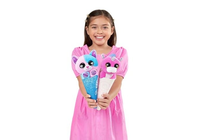 COCO Surprise Coco Cones (01 Pcs) by ZURU Animal Plush Toys with Baby Collectible Surprise in Cone, Randomly Assorted Animal Toy for Girls and Kids Mystery - Image 4
