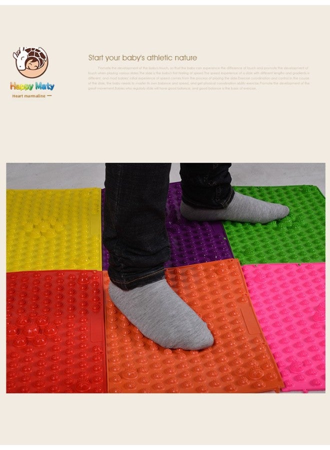 Loquat Kindergarten Sensory Training Equipment Household Children's Finger Pressure Plate Massage Pad Balance Touch Plate Trail Sensory Integration-Color:Blue Thickened 1 Piece - Image 3