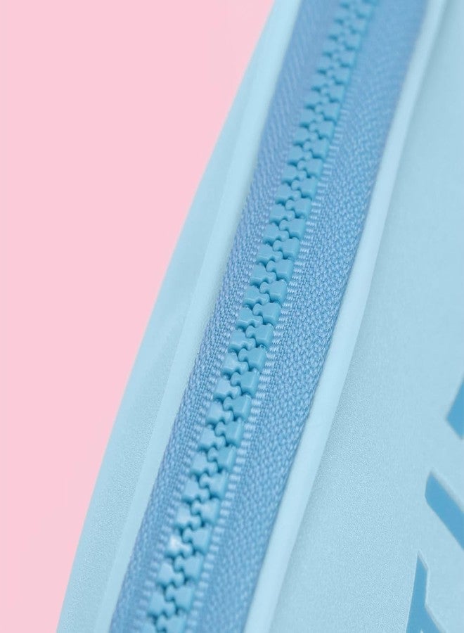 MINISO Stitch Shell Cosmetic Bag, Makeup Bag with Zipper, Travel Toiletry Bag for Women - Image 5