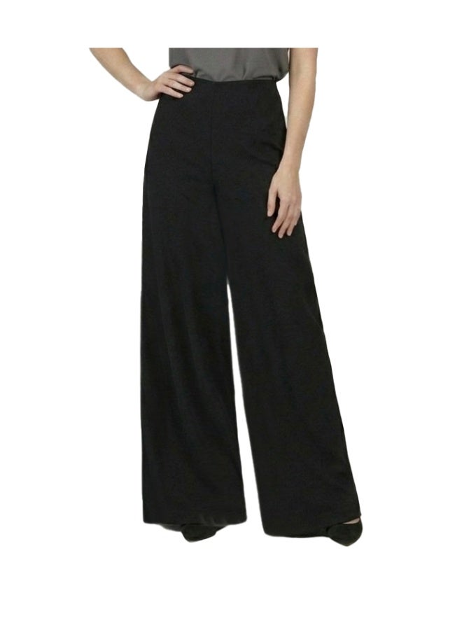 Smoky Egypt Elegant Skirt Pants wide leg-Black - Image 1