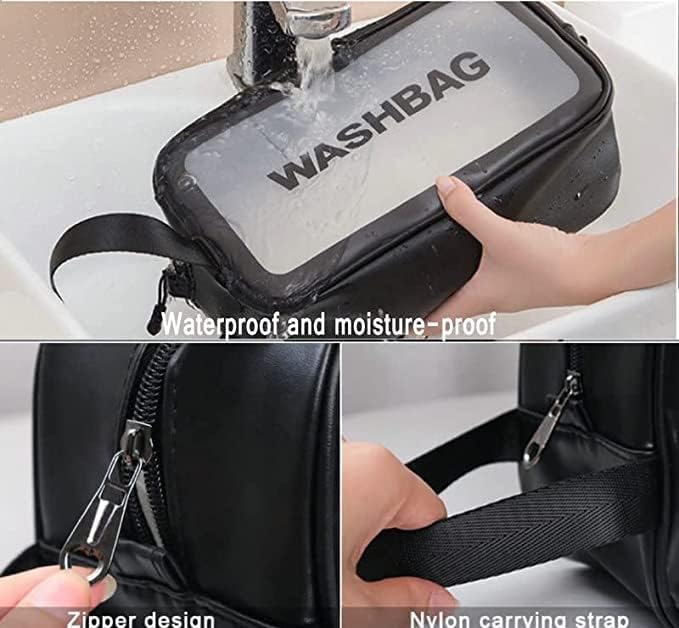 3-Piece Waterproof Travel Makeup Bag Set for Women - Image 3