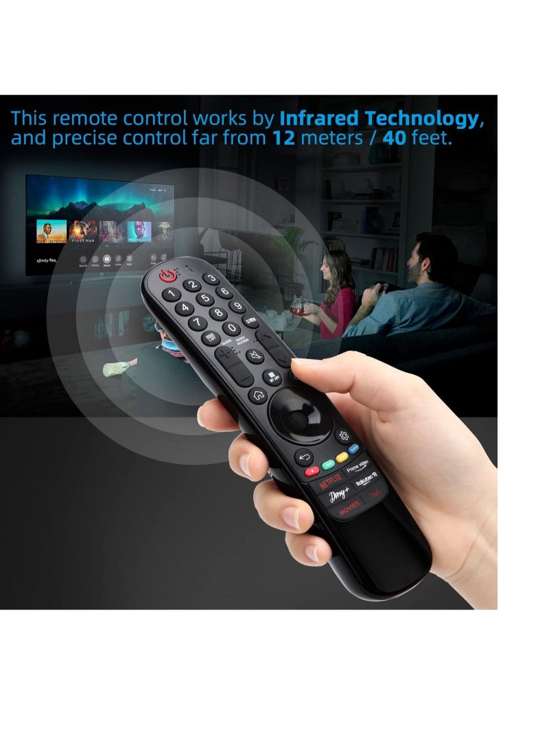 ELTRAZONE Universal for LG Magic Remote Control, Replacement for LG LED OLED LCD 4K UHD Smart TV, with Buttons for Netflix, Prime Video, Disney Plus, LG-Channels Button - Image 5